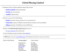 Tablet Screenshot of globalphasing.com